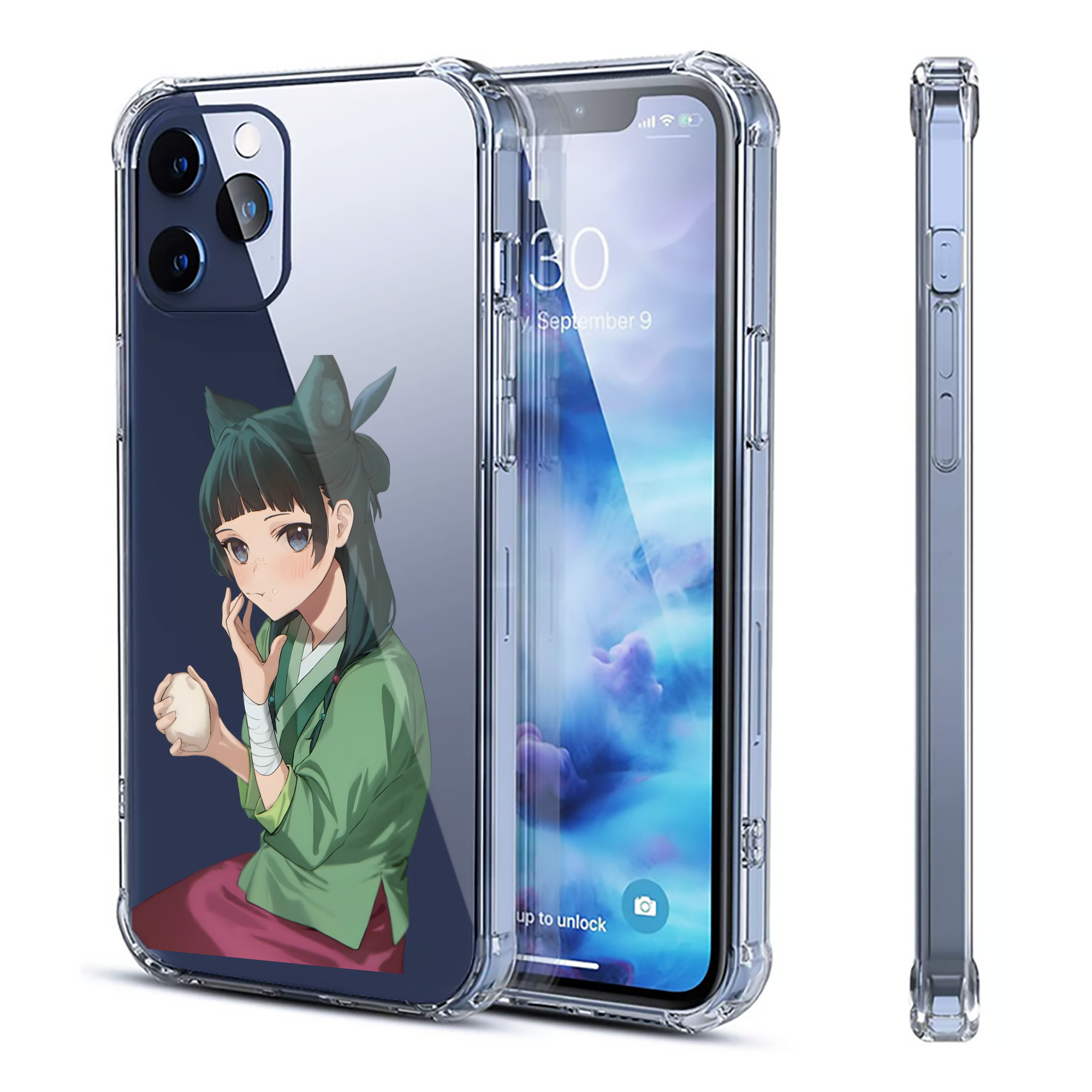 （画像用） 薬屋のひとりごと The Apothecary Diaries 【iPhone 12シリーズ対応】透明スマホケース（クリアソフトケース）